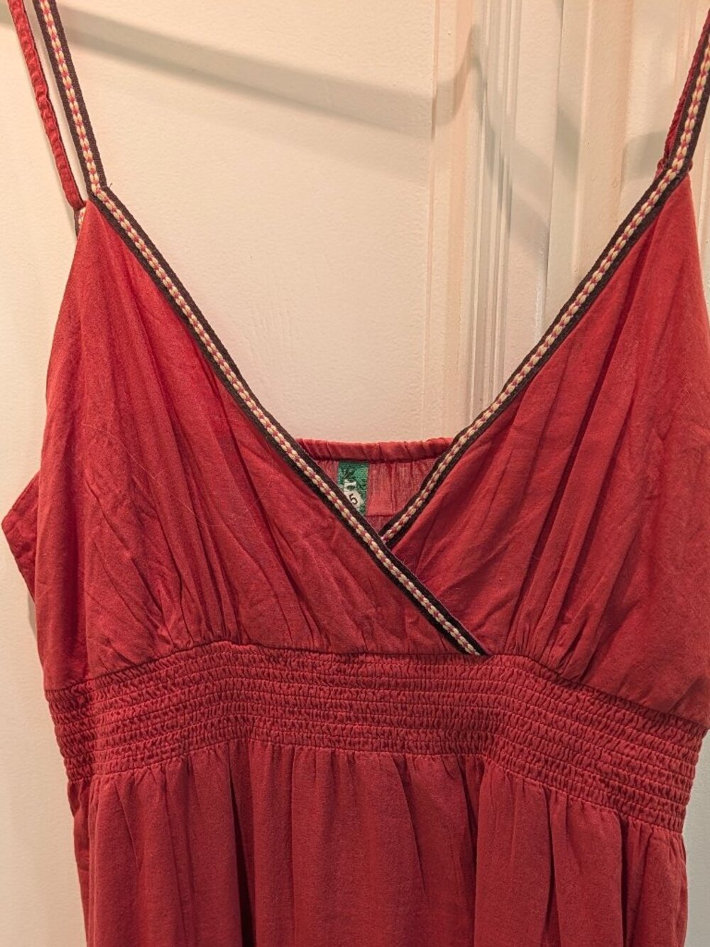 Old Navy Cotton Silk Ruffle Midi Dress - Picture 4 of 8